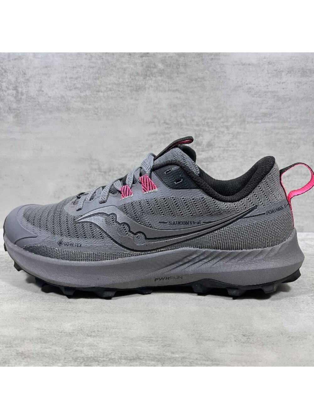 Saucony Peregrine 13 GTX Gore-tex Trail Running Shoes - Women's Size 8.5 - Gray